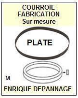 AIWA F5080 <br>Courroie d\'entrainement pour tourne-disques (flat belt)<small> 2015-11</small>