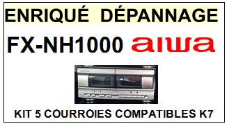 AIWA-FXNH1000 FX-NH1000-COURROIES-COMPATIBLES