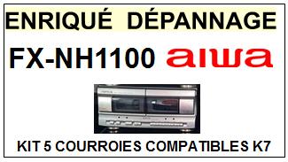 AIWA-FXNH1100 FX-NH1100-COURROIES-COMPATIBLES