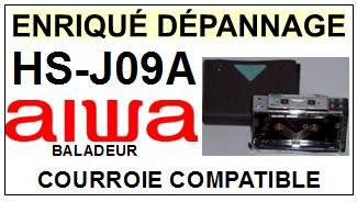 AIWA-HSJ09A HS-J09A-COURROIES-COMPATIBLES