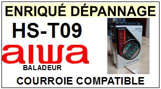 AIWA-HST09 HS-T09-COURROIES-ET-KITS-COURROIES-COMPATIBLES