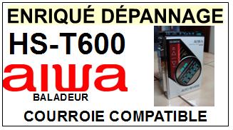 AIWA-HST600 HS-T600-COURROIES-ET-KITS-COURROIES-COMPATIBLES