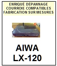 AIWA-LX120 LX-120 (COURROIE COMPTEUR)-COURROIES-COMPATIBLES