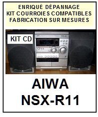 AIWA-NSXR11 NSX-R11-COURROIES-COMPATIBLES