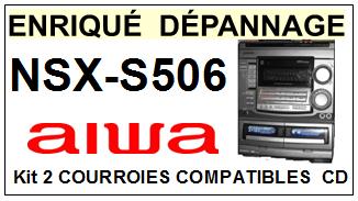 AIWA-NSXS506 NSX-S506-COURROIES-ET-KITS-COURROIES-COMPATIBLES