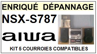 AIWA-NSXS787 NSX-S787-COURROIES-ET-KITS-COURROIES-COMPATIBLES