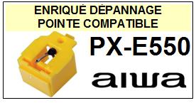 AIWA platine PXE550 PX-E550 Pointe de lecture Compatible diamant sphrique