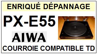 AIWA-PXE55 PX-E55-COURROIES-ET-KITS-COURROIES-COMPATIBLES