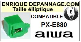 AIWA-PXE880 PX-E880-POINTES-DE-LECTURE-DIAMANTS-SAPHIRS-COMPATIBLES