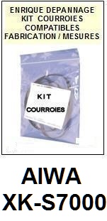 AIWA-XKS7000 XK-S7000-COURROIES-ET-KITS-COURROIES-COMPATIBLES