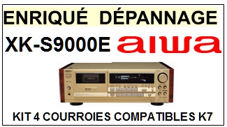 AIWA-XKS9000E XK-S9000E-COURROIES-COMPATIBLES