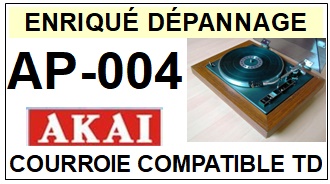 AKAI-AP004 AP-004-COURROIES-ET-KITS-COURROIES-COMPATIBLES