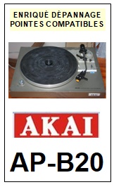 AKAI-APB20  AP-B20-POINTES-DE-LECTURE-DIAMANTS-SAPHIRS-COMPATIBLES