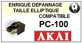 AKAI-PC100  PC-100-POINTES-DE-LECTURE-DIAMANTS-SAPHIRS-COMPATIBLES