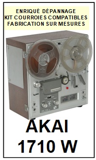 AKAI-1710W-COURROIES-COMPATIBLES