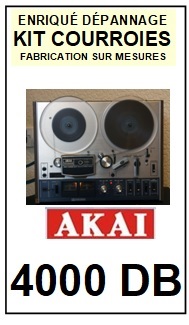 AKAI-4000DB-COURROIES-COMPATIBLES