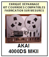 AKAI-4000DSMKII 4000DS MKII-COURROIES-COMPATIBLES