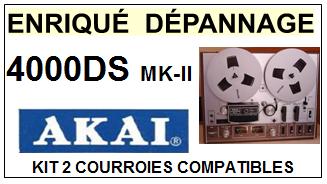 AKAI-4000DSMKII 4000DS MKII-COURROIES-ET-KITS-COURROIES-COMPATIBLES