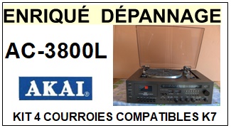 AKAI-AC3800L AC-3800L-COURROIES-ET-KITS-COURROIES-COMPATIBLES