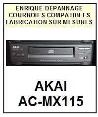 AKAI-ACMX115 AC-MX115-COURROIES-COMPATIBLES