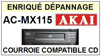 AKAI-ACMX115 AC-MX115-COURROIES-ET-KITS-COURROIES-COMPATIBLES