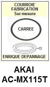 AKAI-ACMX115T AC-MX115T-COURROIES-COMPATIBLES