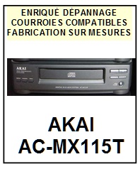 AKAI-ACMX115T AC-MX115T-COURROIES-ET-KITS-COURROIES-COMPATIBLES
