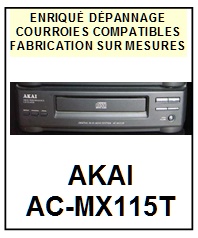 AKAI-ACMX115T AC-MX115T-COURROIES-COMPATIBLES