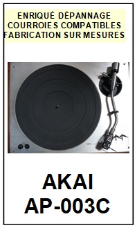 AKAI-AP003C AP-003C-COURROIES-COMPATIBLES