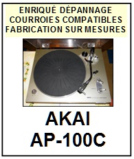 AKAI-AP100C AP-100C-COURROIES-COMPATIBLES