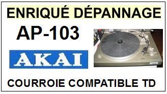 AKAI-AP103 AP-103-COURROIES-ET-KITS-COURROIES-COMPATIBLES