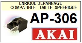 AKAI-AP306  AP-306-POINTES-DE-LECTURE-DIAMANTS-SAPHIRS-COMPATIBLES