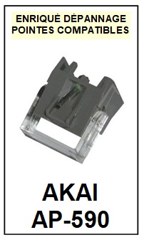 AKAI-AP590 AP-590-POINTES-DE-LECTURE-DIAMANTS-SAPHIRS-COMPATIBLES