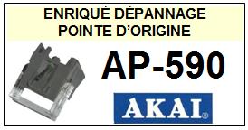 AKAI-AP590 AP-590-POINTES-DE-LECTURE-DIAMANTS-SAPHIRS-COMPATIBLES