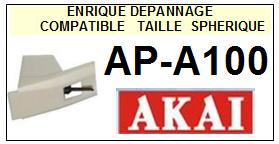 AKAI<br> APA100 AP-A100 Pointe (stylus) sphrique pour tourne-disques<SMALL> 2015-10</SMALL>