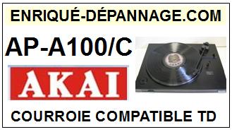 AKAI-APA100C AP-A100/C-COURROIES-ET-KITS-COURROIES-COMPATIBLES