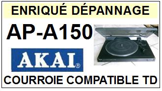 AKAI  APA150  AP-A150  Courroie Compatible Tourne-disques