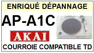 AKAI-APA1C AP-A1C-COURROIES-ET-KITS-COURROIES-COMPATIBLES