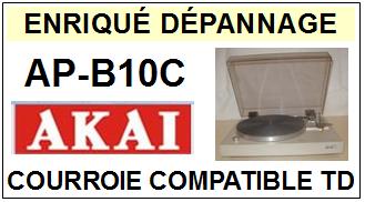 AKAI<br> APB10C AP-B10C courroie (belt) pour tourne-disques <BR><small>sce 2014-12</small>