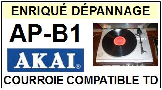 AKAI-APB1 AP-B1-COURROIES-COMPATIBLES