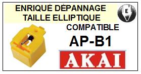 AKAI APB1 AP-B1 <bR>Pointe elliptique pour tourne-disques (<b>elliptical stylus</b>)<SMALL> 2017-02</small>