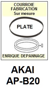 AKAI-APB20 AP-B20-COURROIES-ET-KITS-COURROIES-COMPATIBLES