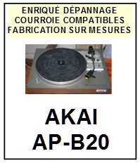 AKAI-APB20 AP-B20-COURROIES-COMPATIBLES