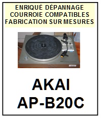 AKAI-APB20C AP-B20C-COURROIES-COMPATIBLES