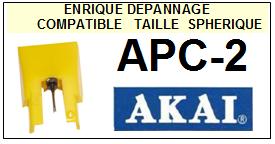 AKAI-APC2 AP-C2-POINTES-DE-LECTURE-DIAMANTS-SAPHIRS-COMPATIBLES