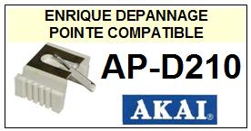 AKAI-APD210  AP-D210-POINTES-DE-LECTURE-DIAMANTS-SAPHIRS-COMPATIBLES