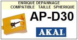 AKAI-APD30  AP-D30-POINTES-DE-LECTURE-DIAMANTS-SAPHIRS-COMPATIBLES