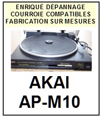 AKAI-APM10 AP-M10-COURROIES-COMPATIBLES