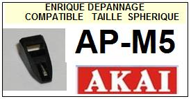 AKAI-APM5  AP-M5-POINTES-DE-LECTURE-DIAMANTS-SAPHIRS-COMPATIBLES