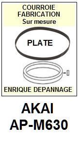 AKAI-APM630 AP-M630-COURROIES-COMPATIBLES
